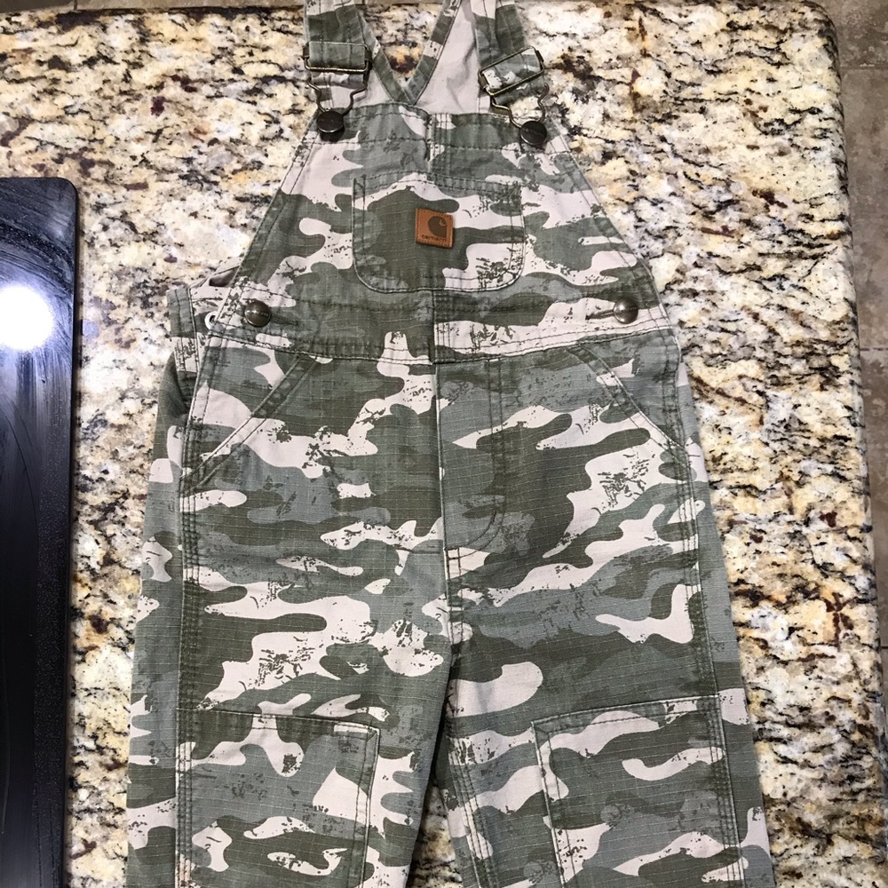 Camo Carhartt overalls